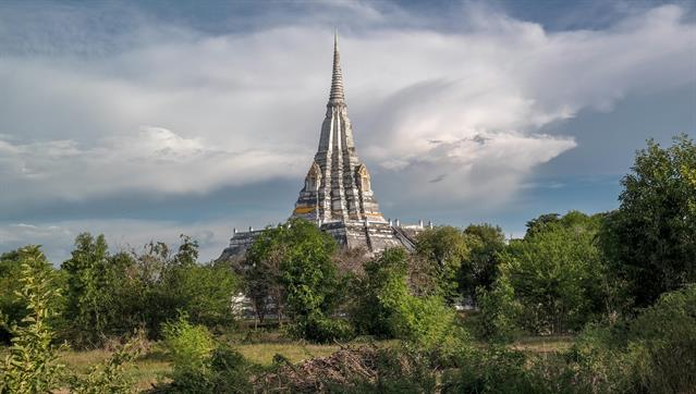 Irgend ein sehr grosser Tempel mitten in der Wildnis, ganz im Norden von Thailand.